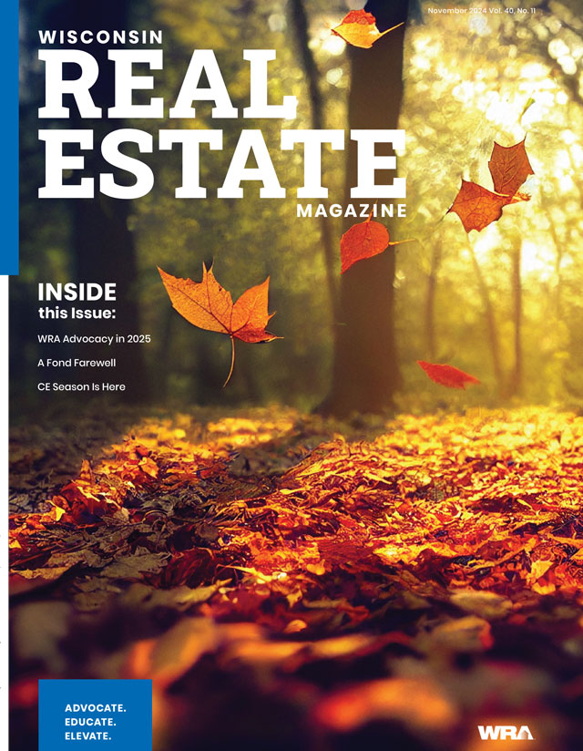 November 2024 Wisconsin Real Estate Magazine cover