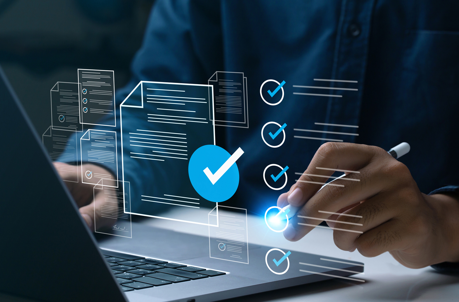 Digital signature on computer