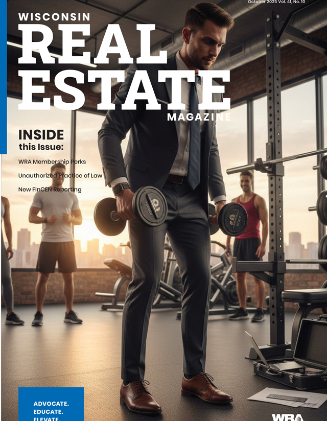 October 2025 Wisconsin Real Estate Magazine cover