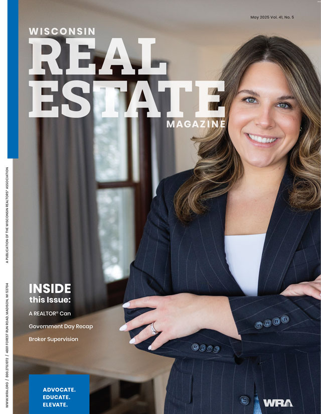 May 2025 Wisconsin Real Estate Magazine cover