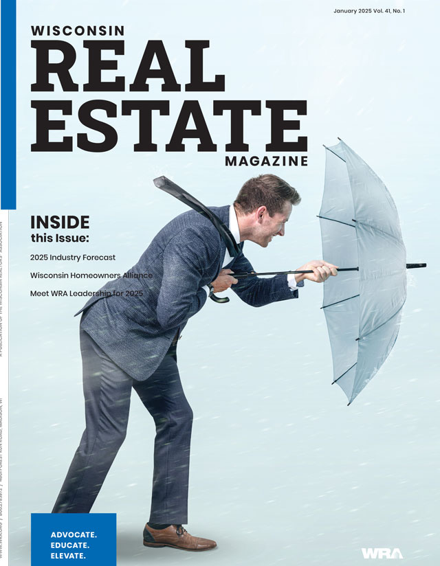 January 2025 Wisconsin Real Estate Magazine cover