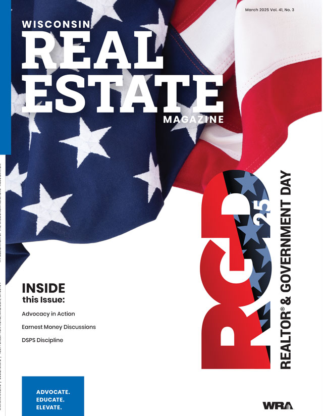 March 2025 Wisconsin Real Estate Magazine cover